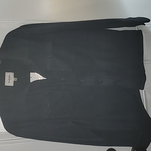 Goodfellow & Co Men's Deep Blue Fleece Jacket/Shacket - Picture 4 of 10